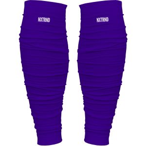 Scrunch Football Leg Sleeves Purple