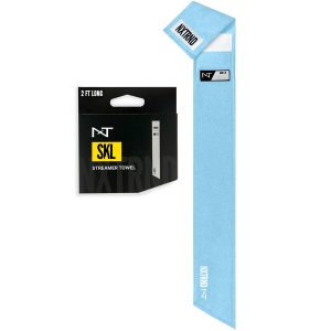 Streamer Football Towel Columbia Blue