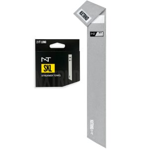 Streamer Football Towel Light Grey