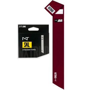 Streamer Football Towel Maroon