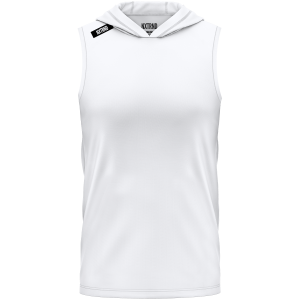 Team Lightweight Sleeveless Hoodie White